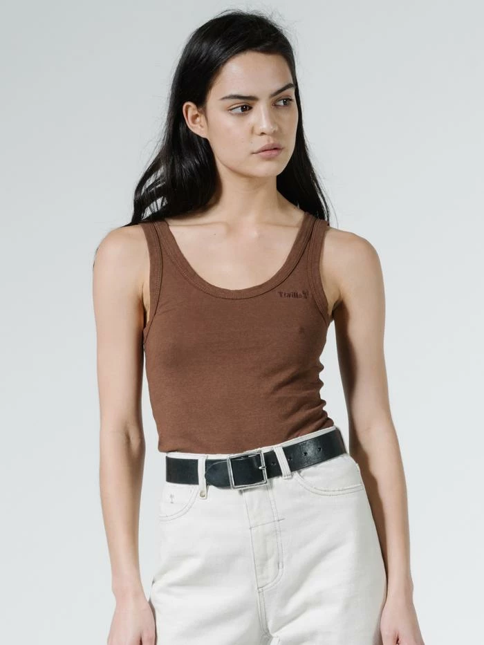 Thrills Co. Thrills Unseen Retro Tank - Jarrah 3 Thrills Co. Thrills Unseen Retro Tank - Jarrah