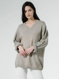 Thrills Co. Mellow Slouch Knit - Oat Marle