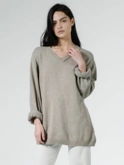 Thrills Co. Mellow Slouch Knit - Oat Marle