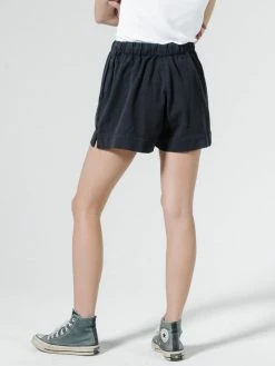 Thrills Co. Drill Field Short - Heritage Black Shorts & Skirts