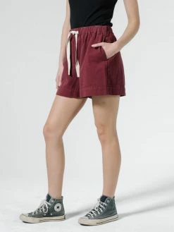 Thrills Co. Drill Field Short - Blood Red 7 Thrills Co. Drill Field Short - Blood Red