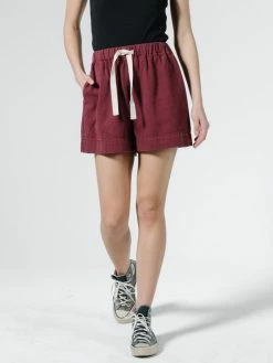 Thrills Co. Drill Field Short - Blood Red