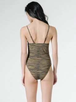 Thrills Co. Disrupted Paradise One Piece - Palm Bronze