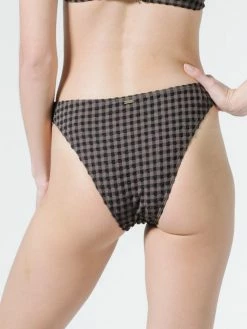 Thrills Co. Georgie Plaid High Cut Bottom - Jarrah Swim