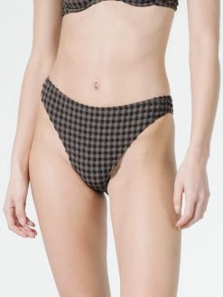Thrills Co. Georgie Plaid High Cut Bottom - Jarrah Swim