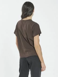 Thrills Co. Minimal Thrills Relaxed Tee - Postal Brown 1% For The Planet
