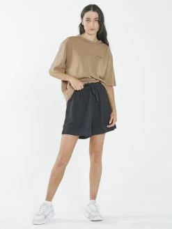 Thrills Co. Thrills Stamp Hemp Box Tee - Sand 1% For The Planet 15 Thrills Co. Thrills Stamp Hemp Box Tee - Sand 1% For The Planet