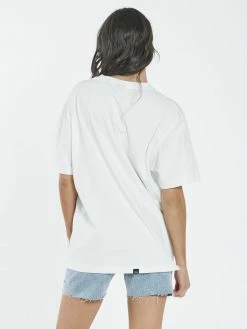 Thrills Co. Bad Habits Die Hard Merch Fit Tee - Dirty White 1% For The Planet