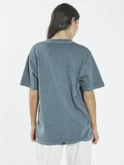 Thrills Co. Bad Habits Die Hard Merch Fit Tee - Airforce Blue