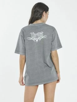 Thrills Co. Lords Merch Fit Tee - Washed Grey