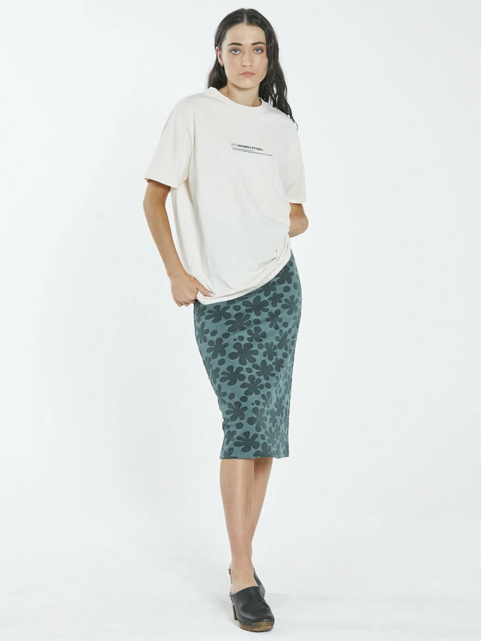 Thrills Co. Tops & Tees Narcissus Merch Fit Tee - Heritage White 6 Thrills Co. Tops & Tees Narcissus Merch Fit Tee - Heritage White