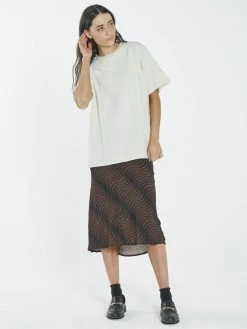 Thrills Co. Paradise Crest Merch Fit Tee - Unbleached 1% For The Planet