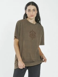 Thrills Co. 1% For The Planet Engineered For Happiness Merch Fit Tee - Desert