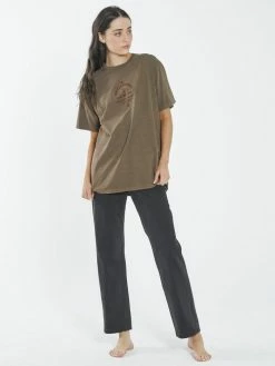 Thrills Co. 1% For The Planet Engineered For Happiness Merch Fit Tee - Desert