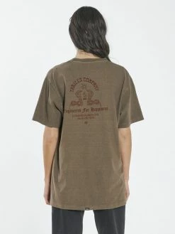 Thrills Co. 1% For The Planet Engineered For Happiness Merch Fit Tee - Desert