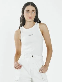 Thrills Co. Minimal Thrills Racer Front Tank - Tofu 1% For The Planet 9 Thrills Co. Minimal Thrills Racer Front Tank - Tofu 1% For The Planet