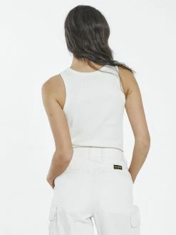 Thrills Co. Minimal Thrills Racer Front Tank - Tofu 1% For The Planet