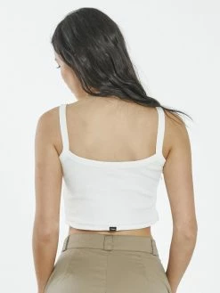 Thrills Co. 1% For The Planet Lords Rib Crop Singlet - Tofu