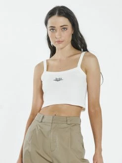 Thrills Co. 1% For The Planet Lords Rib Crop Singlet - Tofu