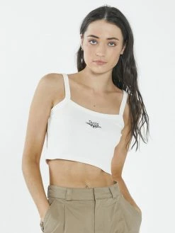 Thrills Co. 1% For The Planet Lords Rib Crop Singlet - Tofu