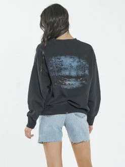 Thrills Co. Sweaters & Fleece Twilight Slouch Crew - Twilight Black