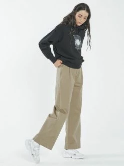 Thrills Co. Spiritual Security Slouch Hood - Black Sweaters & Fleece