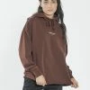 Thrills Co. 1% For The Planet Far East Company Open Hem Hood - Washed Cocoa