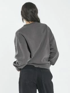 Thrills Co. 1% For The Planet Paradise Crest Slouch Crew - Plum