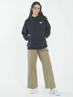 Thrills Co. 1% For The Planet Infinite Thrills Slouch Hood - Washed Black 8 Thrills Co. 1% For The Planet Infinite Thrills Slouch Hood - Washed Black