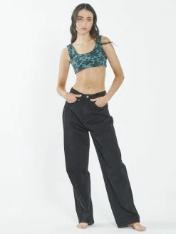 Thrills Co. Layla Crop Top - Vintage Teal 1% For The Planet