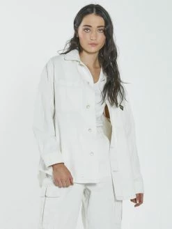 Thrills Co. Union Overshirt - Heritage White