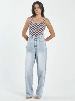 Thrills Co. 1% For The Planet Aalto Rib Tank - Washed Cocoa