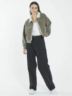 Thrills Co. Jodie Cord Jacket - Pewter 8 Thrills Co. Jodie Cord Jacket - Pewter