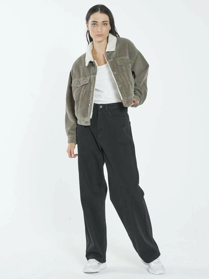 Thrills Co. Jodie Cord Jacket - Pewter 5 Thrills Co. Jodie Cord Jacket - Pewter