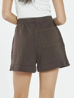 Thrills Co. Minimal Thrills Fleece Short - Postal Brown 1% For The Planet