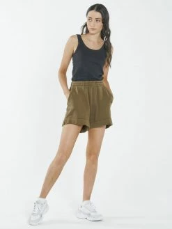 Thrills Co. 1% For The Planet Minimal Thrills Fleece Short - Plantation