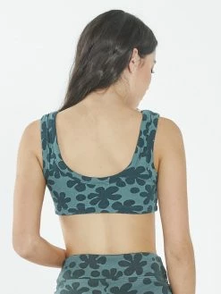 Thrills Co. Layla Crop Top - Vintage Teal 1% For The Planet
