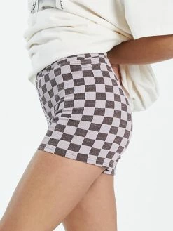 Thrills Co. Aalto Rib Bike Short - Washed Cocoa 10 Thrills Co. Aalto Rib Bike Short - Washed Cocoa