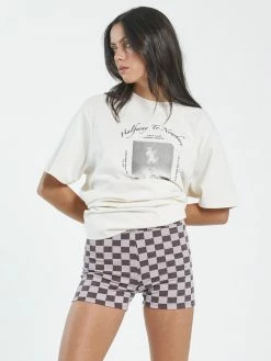 Thrills Co. Aalto Rib Bike Short - Washed Cocoa