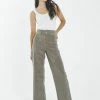 Thrills Co. Pants Belle Cord Full Length Pant - Pewter