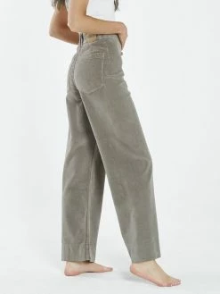 Thrills Co. Pants Belle Cord Full Length Pant - Pewter