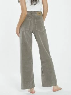 Thrills Co. Pants Belle Cord Full Length Pant - Pewter