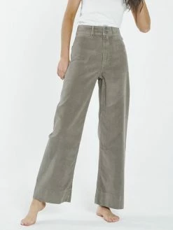 Thrills Co. Pants Belle Cord Full Length Pant - Pewter