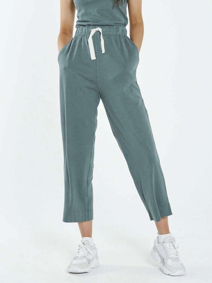 Thrills Co. Hemp Heavyweight Ease Pant - Vintage Teal 3 Thrills Co. Hemp Heavyweight Ease Pant - Vintage Teal