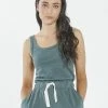 Thrills Co. Hemp Heavyweight Retro Tank - Vintage Teal 1 Thrills Co. Hemp Heavyweight Retro Tank - Vintage Teal