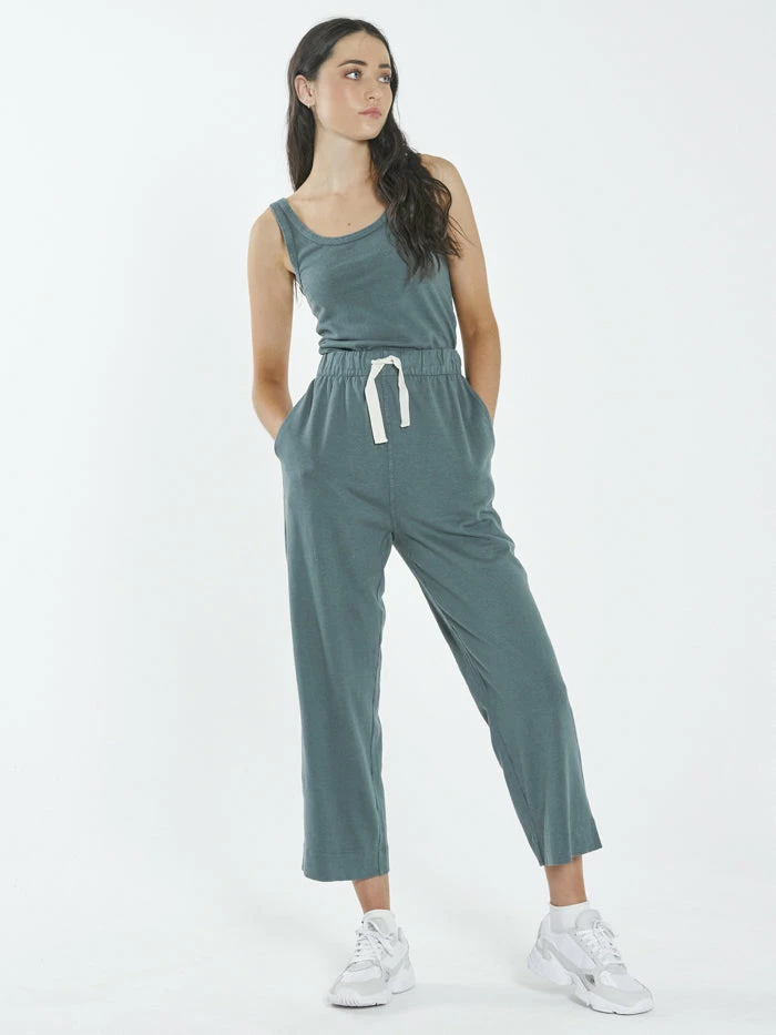 Thrills Co. Hemp Heavyweight Ease Pant - Vintage Teal 5 Thrills Co. Hemp Heavyweight Ease Pant - Vintage Teal