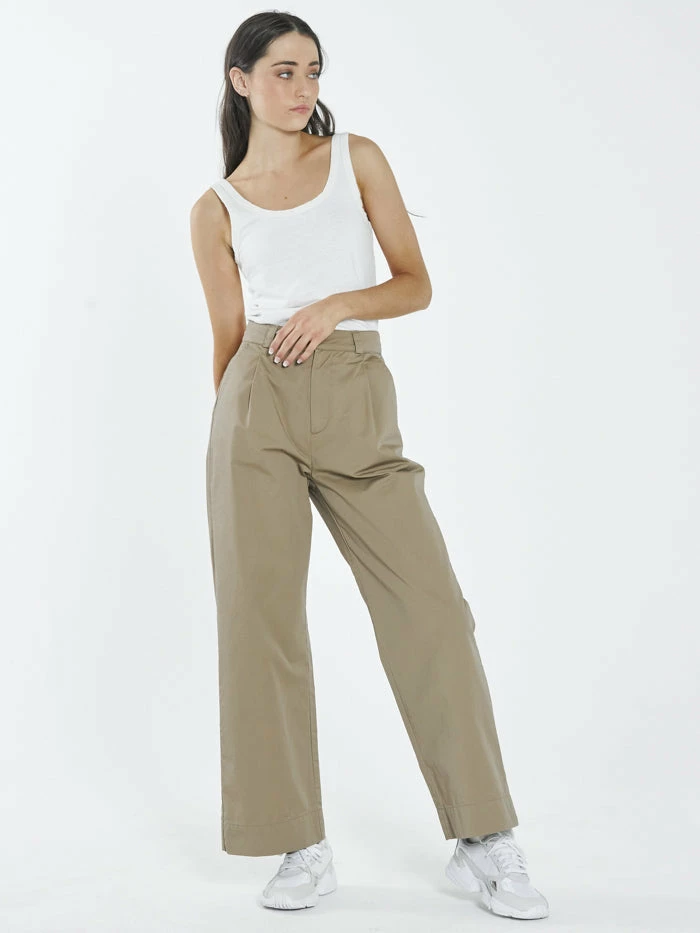Thrills Co. Artist Pleated Chino Pant - Sand Pants 3 Thrills Co. Artist Pleated Chino Pant - Sand Pants
