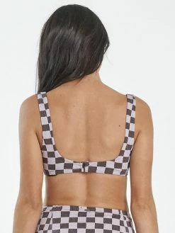 Thrills Co. 1% For The Planet Aalto Rib Square Crop - Washed Cocoa