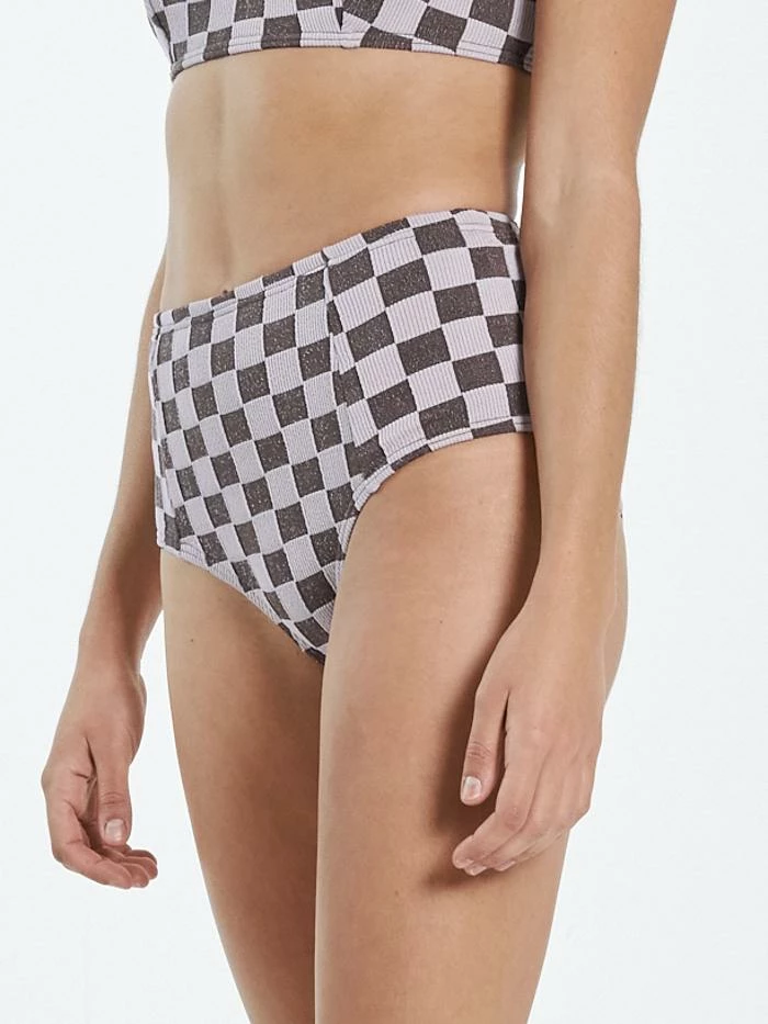 Thrills Co. Aalto Rib High Waist Bikini Bottom - Washed Cocoa 6 Thrills Co. Aalto Rib High Waist Bikini Bottom - Washed Cocoa