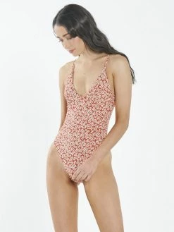 Thrills Co. Mallory One Piece - Red 1% For The Planet